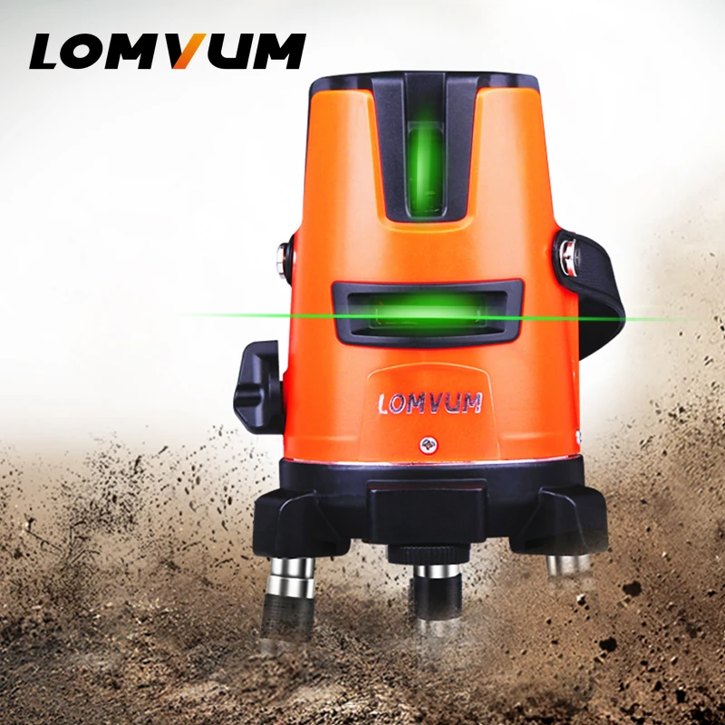LOMVUM 2Lines 2points Laser Level Self-Leveling 360 Horizontal Vertical Cross Super Powerful Green Beam Line Slash Functional LOMVUM 2Lines 2points Laser Level Self-Leveling 360 Horizontal Vertical Cross Super Powerful Green Beam Line Slash Functional