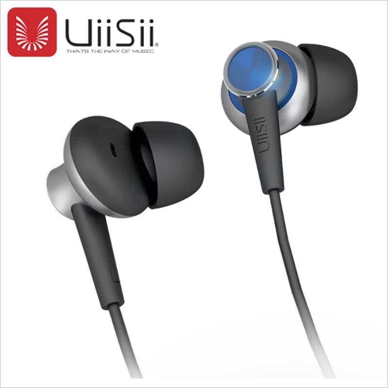 Металлические наушники UiiSii HI 810 100% оригинальные Fi супер бас стерео DJ с микрофоном