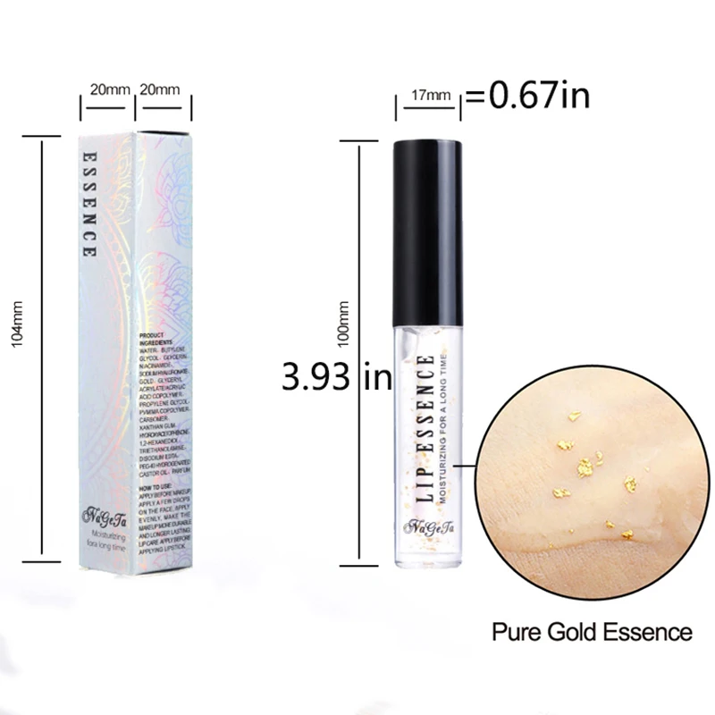 Праймер Make Up 24K Gold Elixir Essence увлажняющий Гладкий крем для лица База под макияж губ кожа поры минимайзер Освежающая текстура макияжа