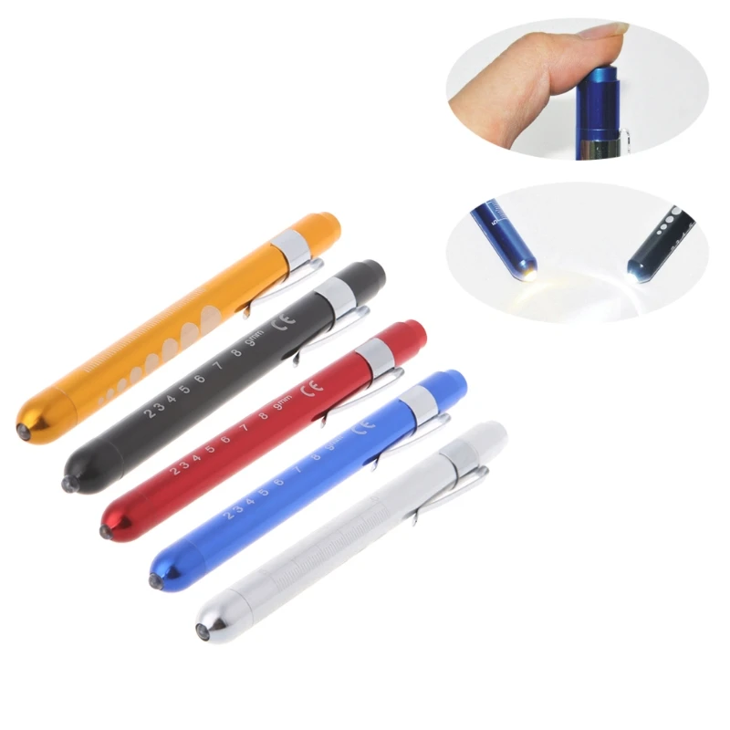 

Medical Flashlight Surgical Pocket Penlight Torch Doctor Nurse Emergency Reusable Working Camping