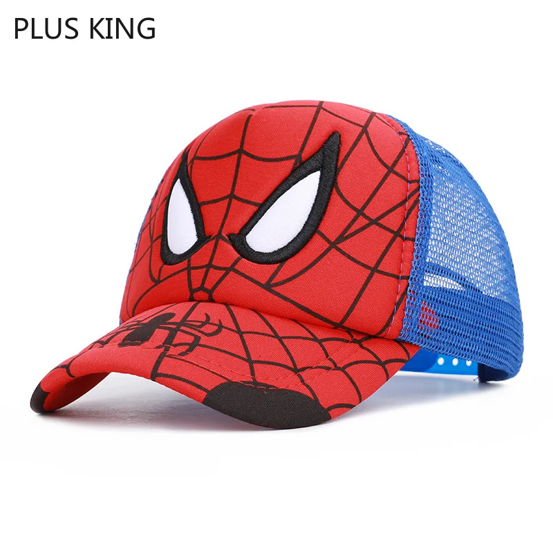 

2019 Cartoon Kids Baseball Cap Boys Girls Mesh Hat Snapback Breathable 50-54cm