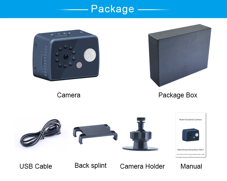 Мини-видеокамера HD 1080P с ИК-датчиком, инфракрасная камера ночного видения, широкий обзор, автомобильная полицейская камера, видеорегистратор sq11 sq13 sq16