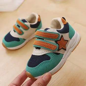 

New Sports Run Kids Shoes All season Breathable Brand Sneakers for Boys Girls Fashion Stars Children Shoes
