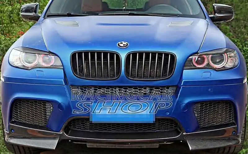 AK Style REAL CARBON FIBER FRONT LIP SPOILER SPLITTER for BMW E70 E71 X5M X6M