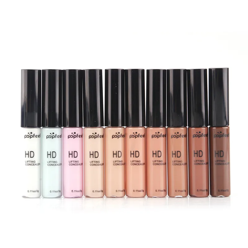 

Popfeel Brand 10 color Pores Spot Full Cover Concealer Stick Waterproof Contouring Color Corrector Liquid Face Concealer Makeup