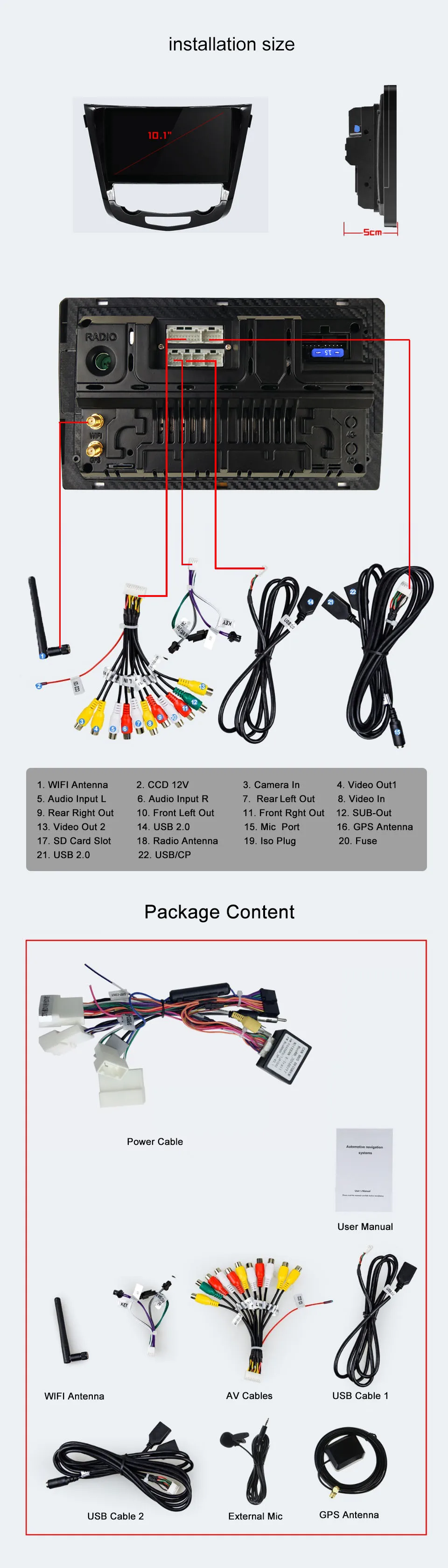 Best 10.1" 4GB&64GB DSP Music Touch Screen GPS Navi Wifi Bluetooth For Nissan X-Trail 2014+ Rear Camera OBD Video Out Car Radio 14
