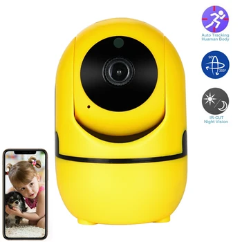 

WiFi IP Camera Wireless Indoor Camera with Night Vision Motion Detection 2-Way Audio Home Security Surveillance Pan Tilt Monitor