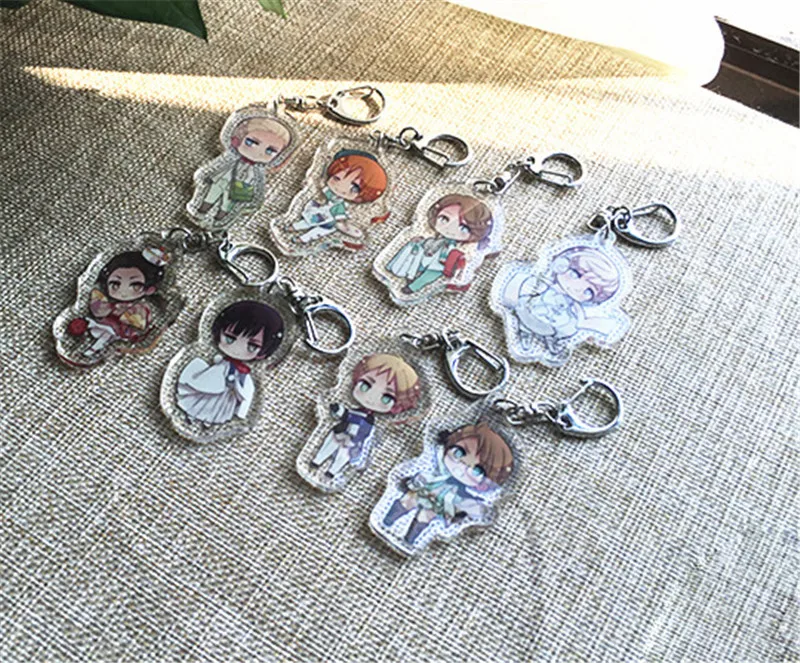 Милый акриловый брелок с мультяшным аниме Axis Powers Hetalia APH для Хэллоуина косплея