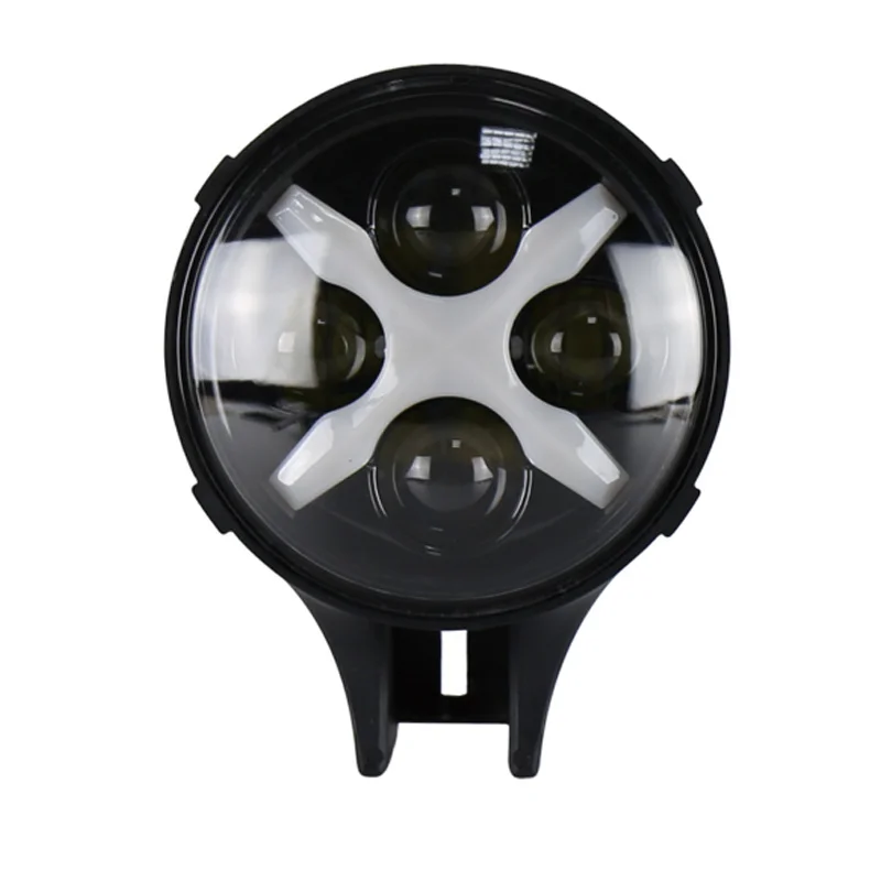 

2017 1pcs 60w Car LED Headlight 6 Inch Led Auxiliary Spotlight 12v for Off road vehicle trucks with Multi color DRL Fog Driving