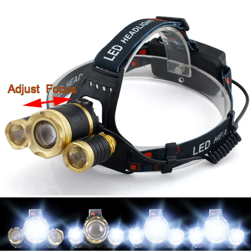 Купить Фонарь Налобный Аккумуляторный Headlight