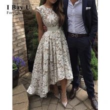 Цвета слоновой кости кружева атласные арабские вечерние платья аппликация Формальные платья Длинные Элегантные Выпускные платья платье шампанского