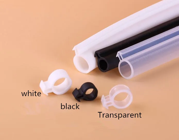 

Durable 10meters Silicone Rubber O Type Doors and for Windows Seal Strip Soundproofing Collision Avoidance sealing strip