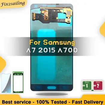 

Super AMOLED LCD Display For Samsung Galaxy A7 2015 A700 A7000 A700H A700F A700FD Screen Tested Working Touch Screen Assembly