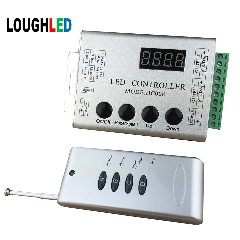 DC12V 4Keys RF Remote RGB LED Controller HC008 Magic Dream Color RF LED