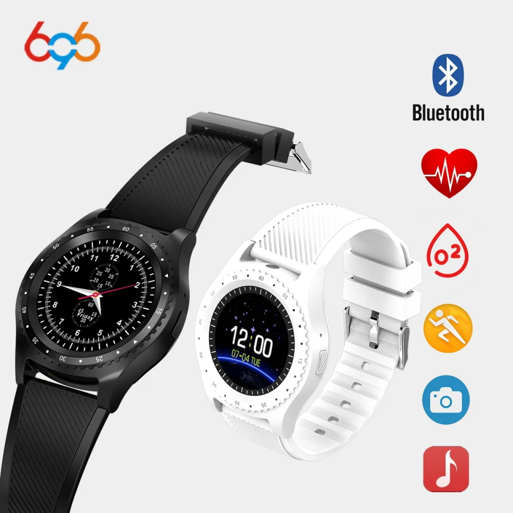 696 Новый L9 Смарт часы с Камера Bluetooth спортивные Фитнес монитор Поддержка SIM карты