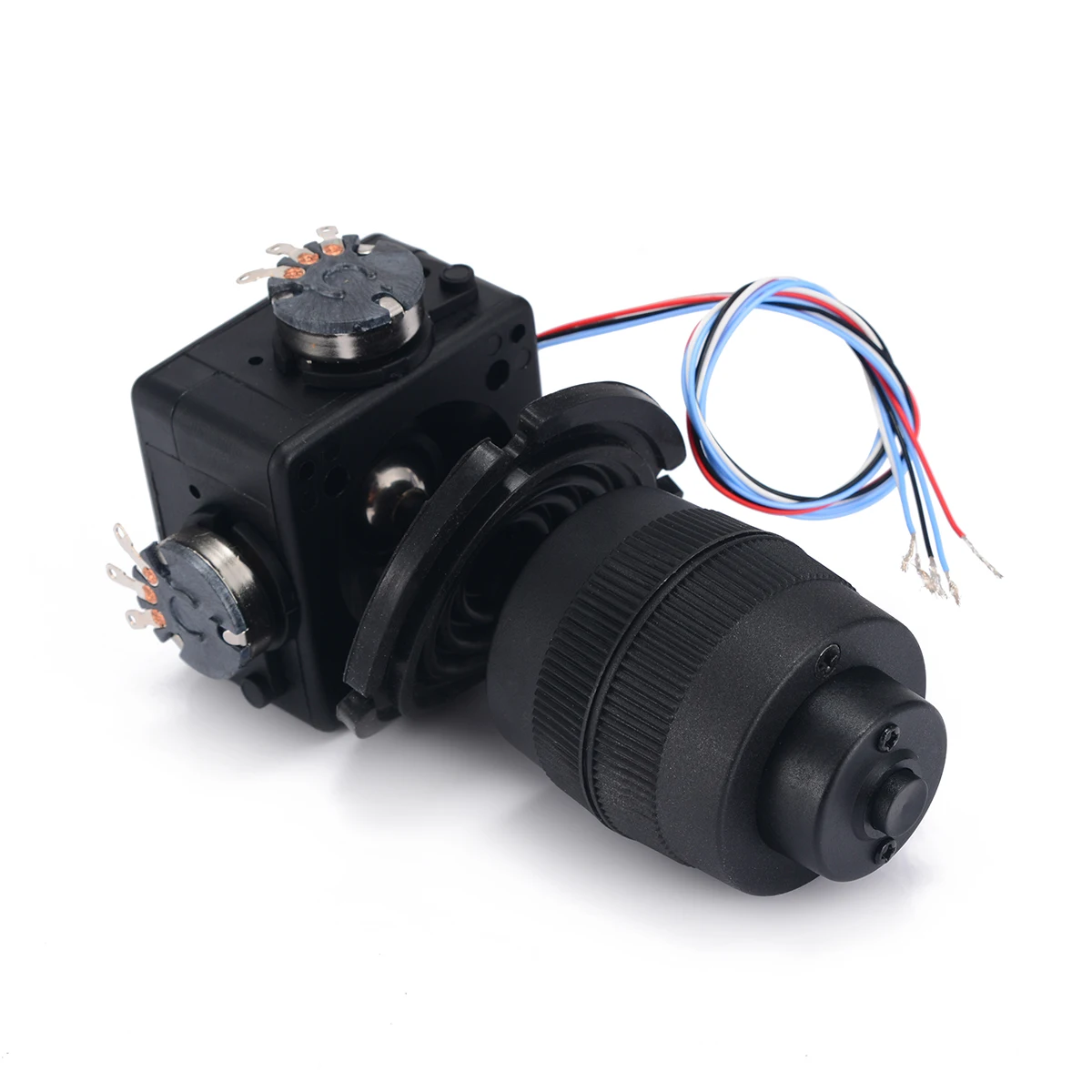 

Durable Plastic 4-Axis Joystick Potentiometer Button For JH-D400X-R4 10K 4D Black with Wire Automatization Machine Control