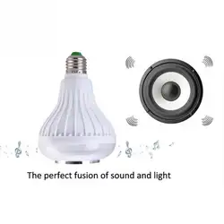 Интеллектуальный Беспроводной Bluetooth LED Изменение RGBW Smart Audio Динамик лампы музыка играет свет с 24 клавиши Дистанционное управление