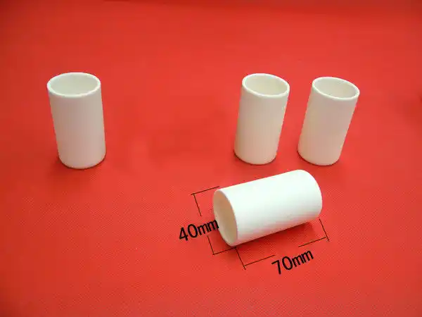 Dia40x70mm 60 мл цилиндрический 99% чистый алюминий корундовый тигель/Al2O3 керамический тигель/спеченный тигель - изображение