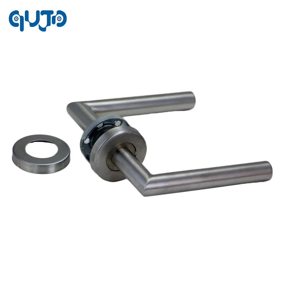 Satin 304 Stainless Steel Doorknob Lever Handle VRH 