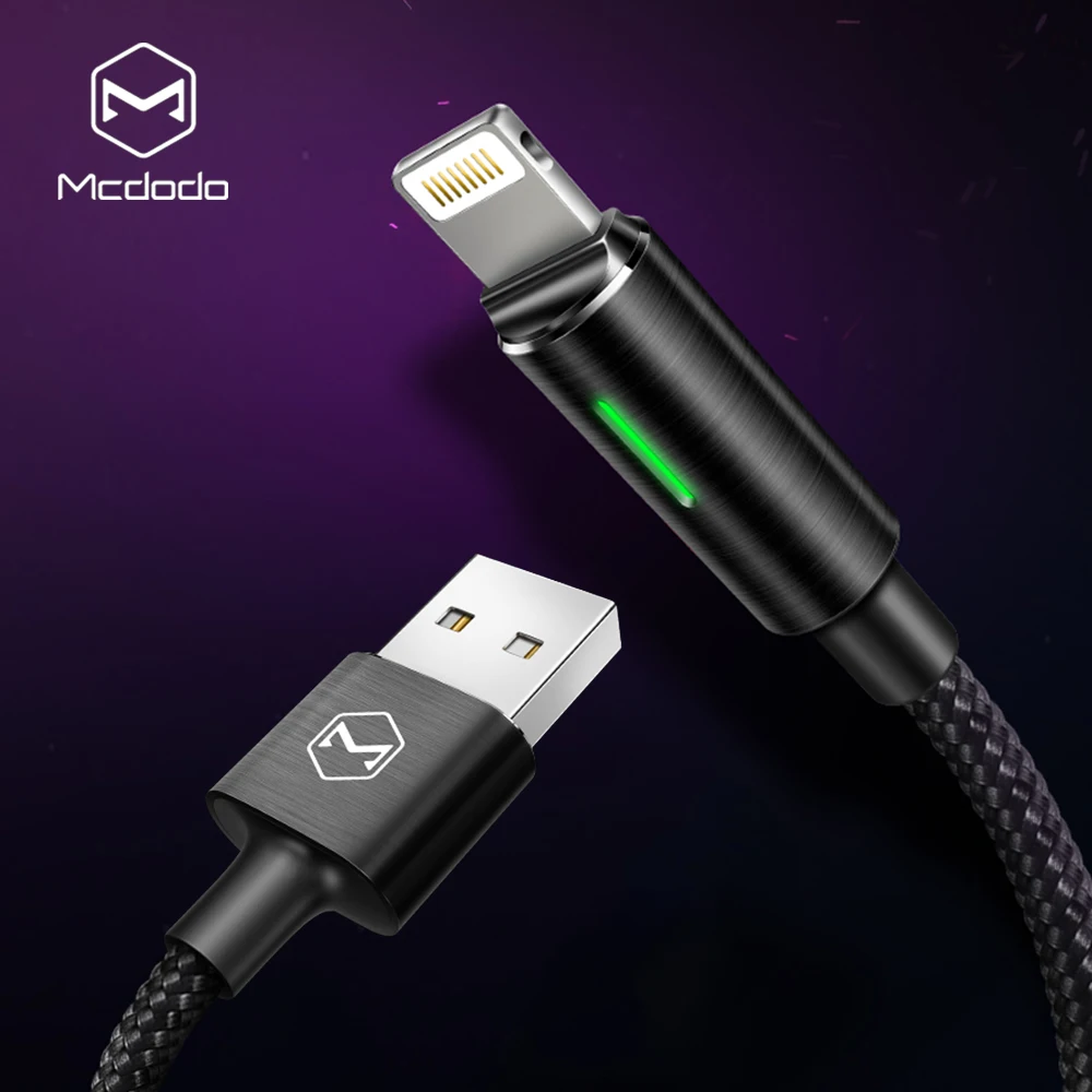 Кабель Mcdodo Lightning/USB для iPhone X XS 11 Plus автоматическое отключение шнур быстрой зарядки