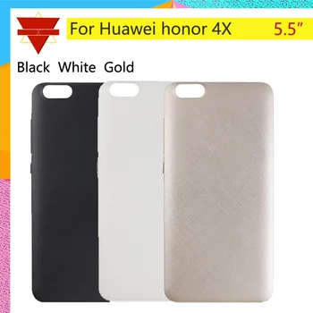 

10pcs\lot 5.5" For Huawei honor 4X Back Battery Cover Rear Door Housing Case for Huawei Honor 4X Housing Door Case Power Volume