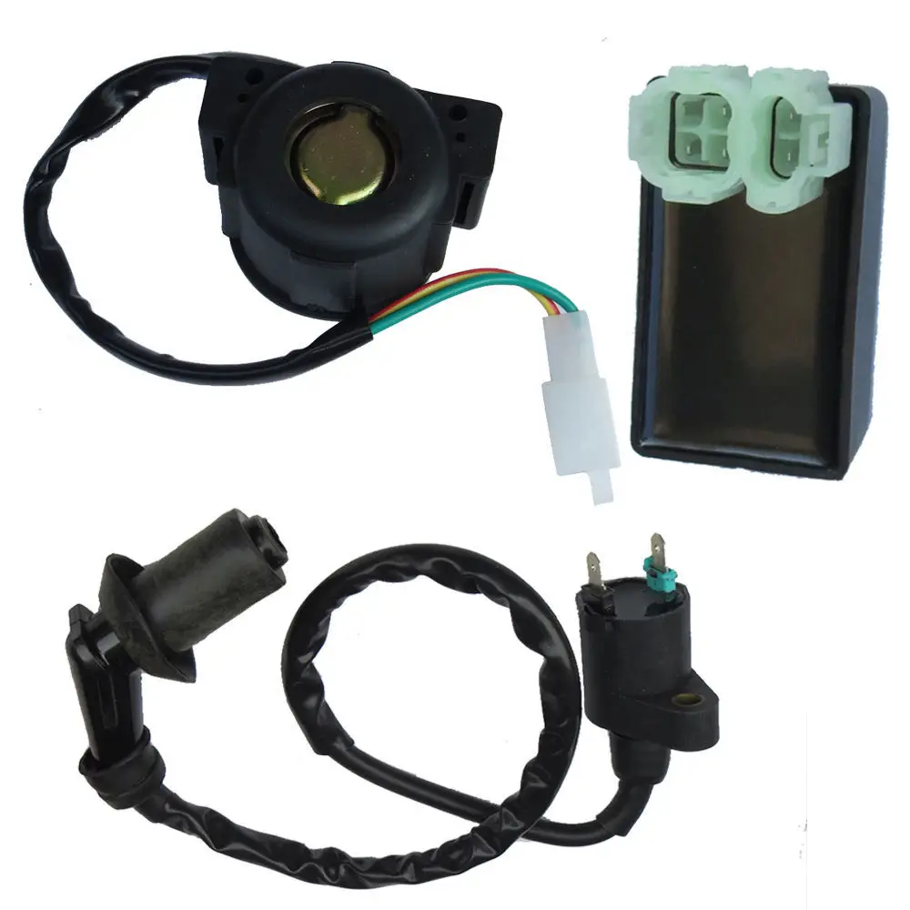 ENVÍO GRATIS GY6 50CC 125CC 150CC CAJA CDI + BOBINA de ENCENDIDO + RELÉ DE ARRANQUE PARA EL CHINO SCOOTER CICLOMOTOR ATV TAOTAO JONWAY KEEWAY ZNEN