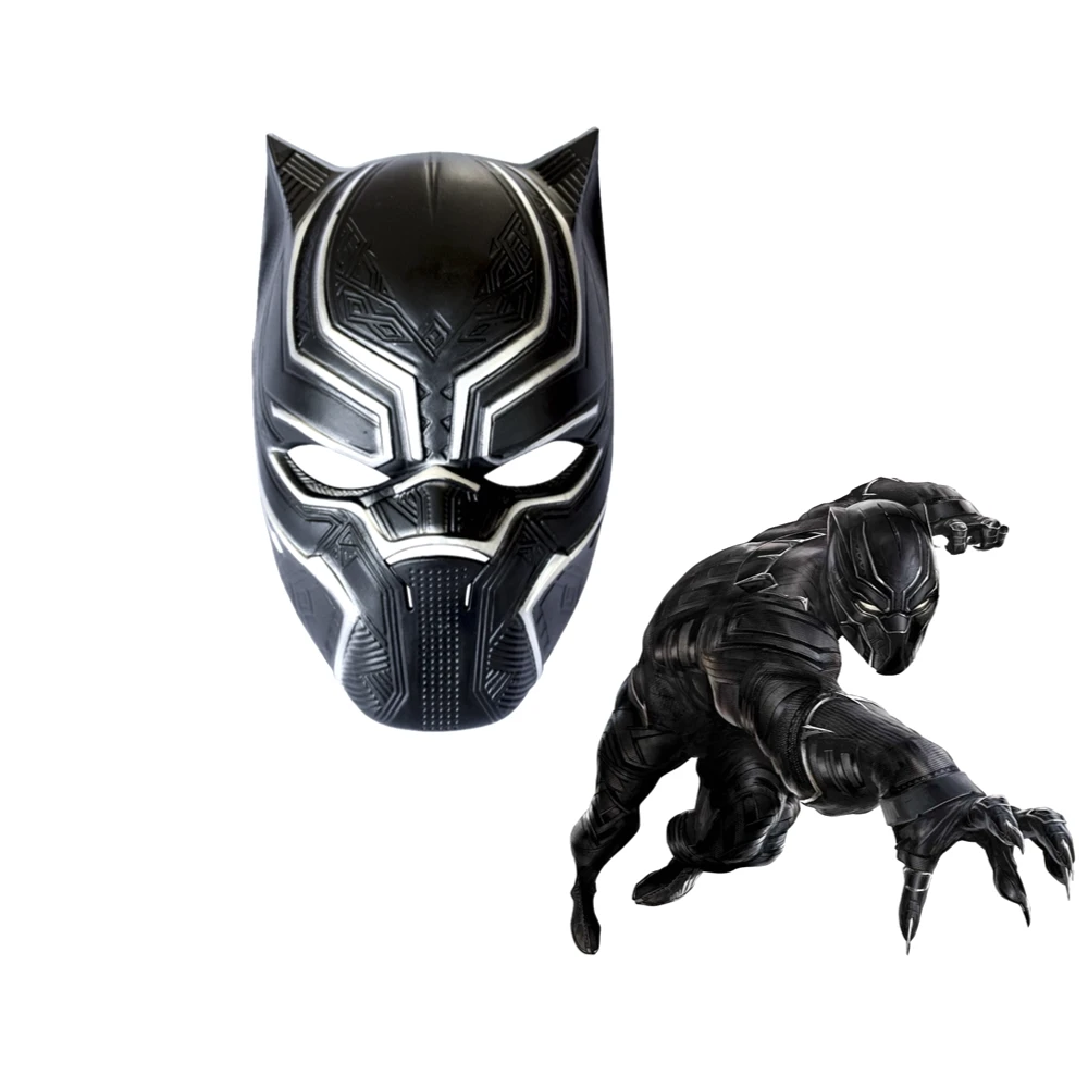 

Black Panther Masks Cosplay Costume Marvel Superhero Movie Full Mask Helmet Adult Kids Masquerade Party Props