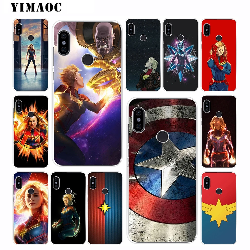 

YIMAOC Captain Marvel Soft Silicone Case for Xiaomi Redmi 6 6A 5A 5 S2 Puls Note 7 6 5 4X 4 4A Pro