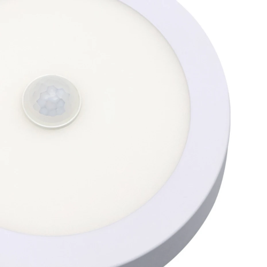 [DBF] потолочный светильник с датчиком движения человека 6 Вт 12 Вт 18 Вт 24 Вт круглая/квадратная панель для поверхностного монтажа без выреза потолочный светильник домашний декор
