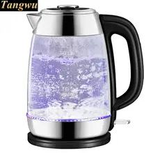Высококачественный электрический чайник с автоматическим отключением питания 304 Стеклянные Чайники с защитой от перегрева
