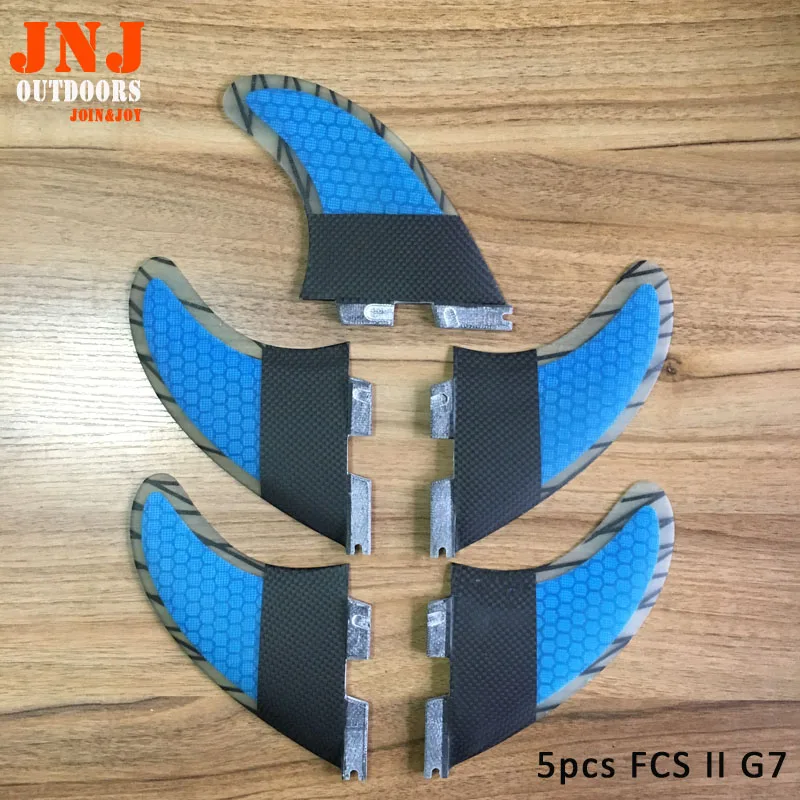 5 шт. FCS II G7 ребра доски для серфинга сделаны из углеродного волокна и вафельная