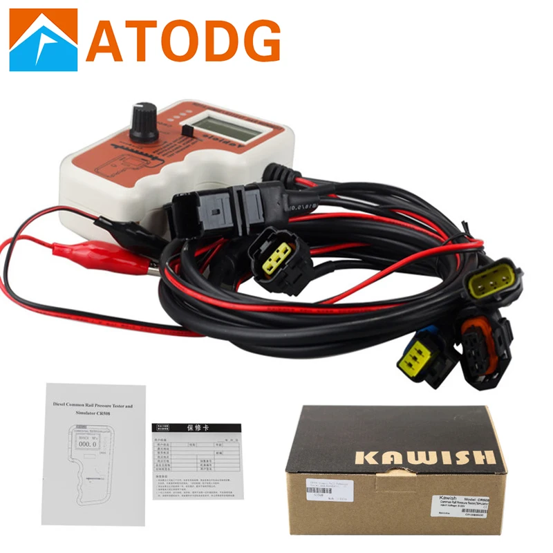 upgrade CR508 NEW CR508S Diesel Common Rail Pressure sensor Tester and Simulator