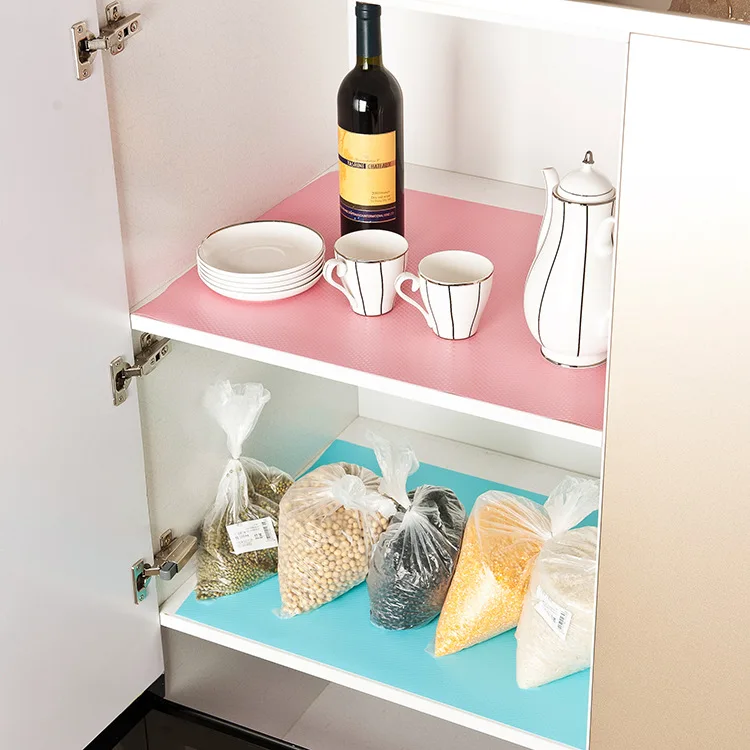 50cm Length EVA Kitchen Cupboard Mat Liner Anti Slip Oil Proof Washable