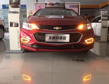 

DK Motion / For 2017 Led Daytime Running/Driving Lights For Chevrolet Cruze Fog Lamp