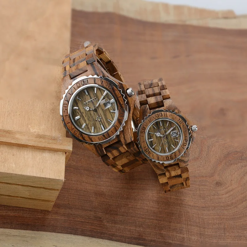 BEWELL WOODEN WATCH