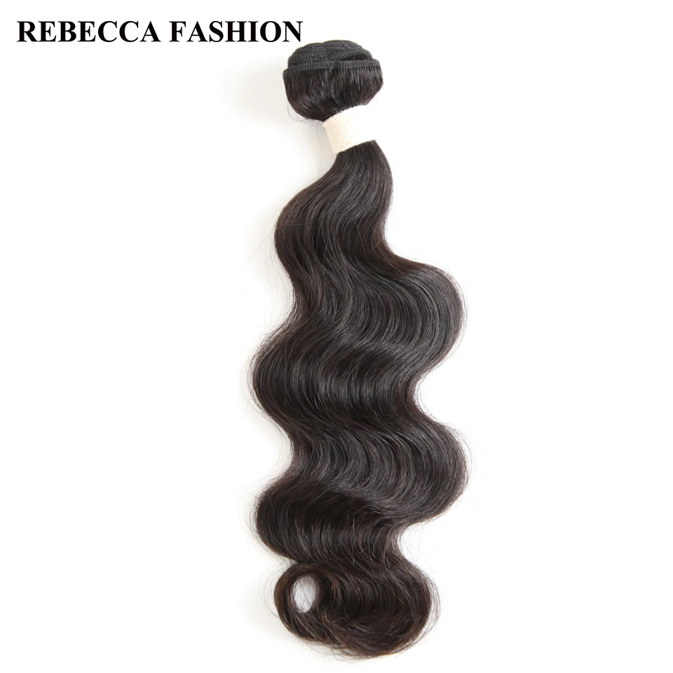 Rebecca Brazilian Virgin Hair Body Wave 1 Bundle 100% Unprocessed Human Hair For Salon Longest Hair PP 40% Free Shipping brazilian-body-wave-hair-bundles