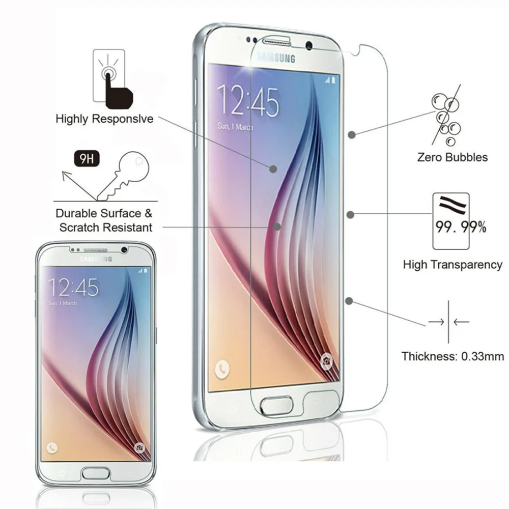 

9H HD Tempered Glass for Samsung Galaxy J2 Prime J3 J5 Pro 2017 J7 Plus Screen Protector on Samsung J6 J8 2018 Tempered Glass