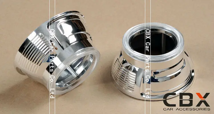 2.5 inches Porsche hid projector lens shroud mask cover 2