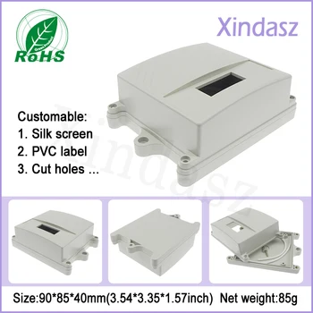 

2 piece 90*85*40mm plastic flush mount enclosures plastic display enclosures
