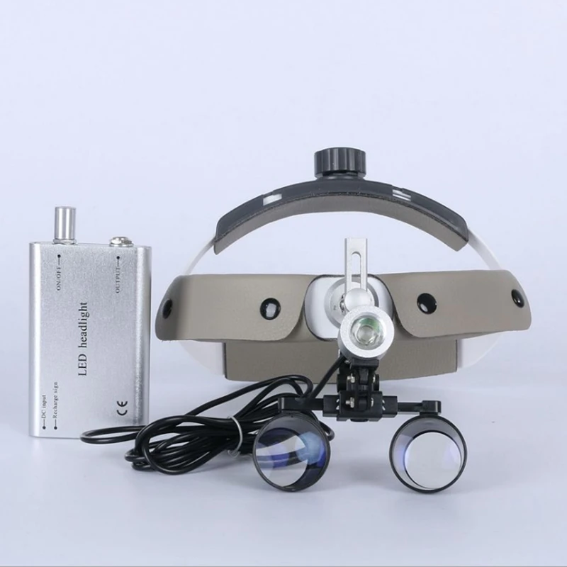 

2.5X / 3.5X Dental Surgical Loupe Surgery Operation Surgical Helmet Magnifier with LED Head Light