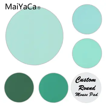 

MaiYaCa 2018 New Mint Green Silicone Pad to Mouse Game New Personalized print Mousepad