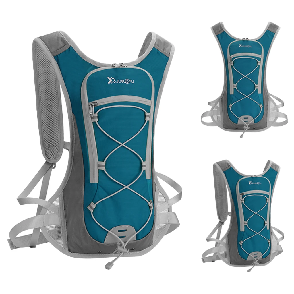 2L Water Backpack Hydration Pack Camping Water Bladder Bag Pouch Waterproof Nylon for Outdoor Sports Hiking Climbing Cycling