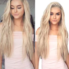 BMTTFashion парик из синтетических волос, модные длинные волнистые сексуальные женские золотые полные парики+ колпачок для волос, парики для женщин, кудрявые волосы