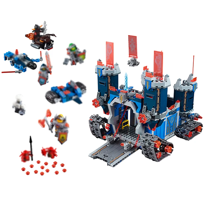 

1171pcs Mobile Castle Building Block Models kits Compatible Legoingly Educational Children Toys
