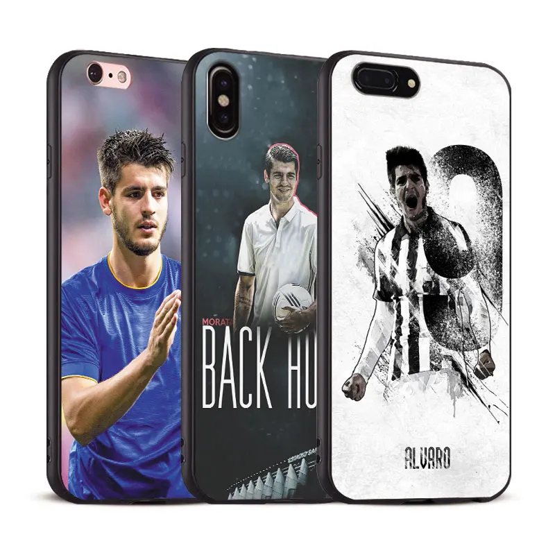 

Alvaro Morata Coque For Apple iPhone X 8Plus 8 7Plus 7 6SPlus 6s 6Plus 6 Se 5s 5 Soft Silicone Tpu Phone Case Shell Cover