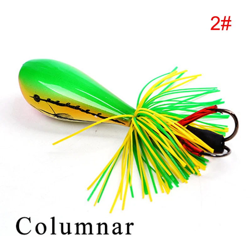 

1 Pcs Fishing Lure Jumping Frog 5.5cm Handmade Lure for Outdoor Fishing MSD-ING