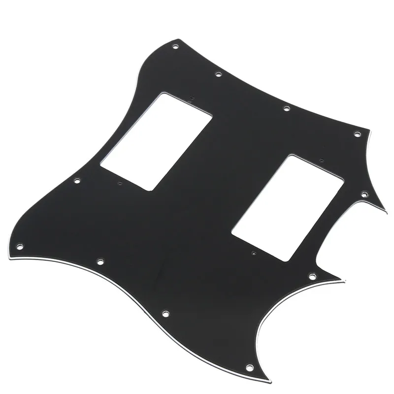 زيبرا 1 pcs القياسية 3 رقائق الأسود SG نمط كامل الوجه الغيتار Pickguard مع مسامير للآلات الموسيقية القيثارة أجزاء التبعي