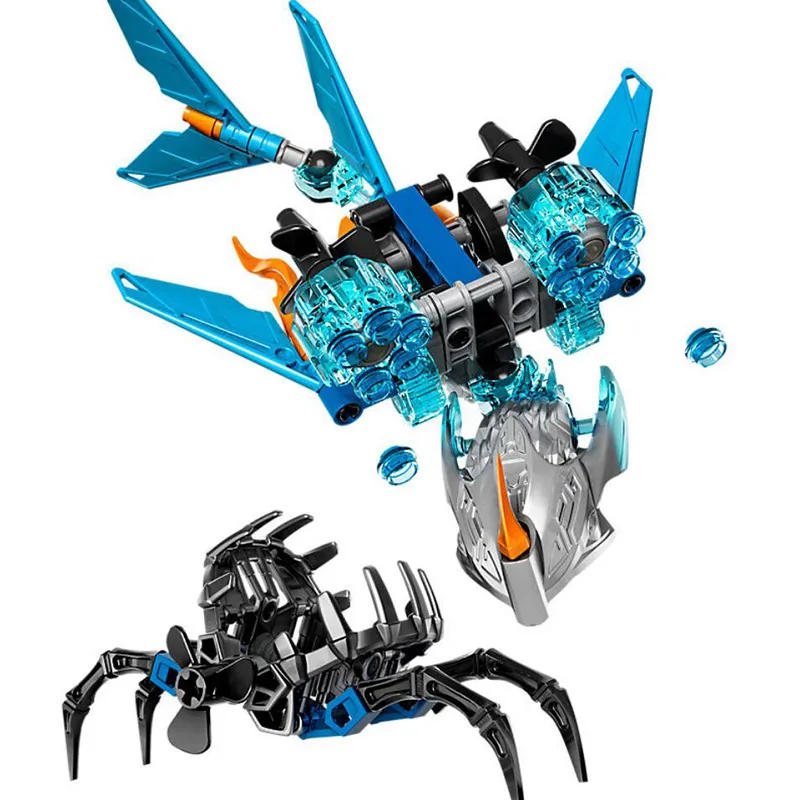 

Biochemical Warrior 71302 Bionicle Akida Creature of Water Bricks Toy Building Block Compatible With Legoings Bionicle