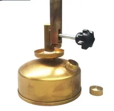 All-copper alcohol blow lamp heating seat type alcohol blow lamp Chemical experimental apparatus