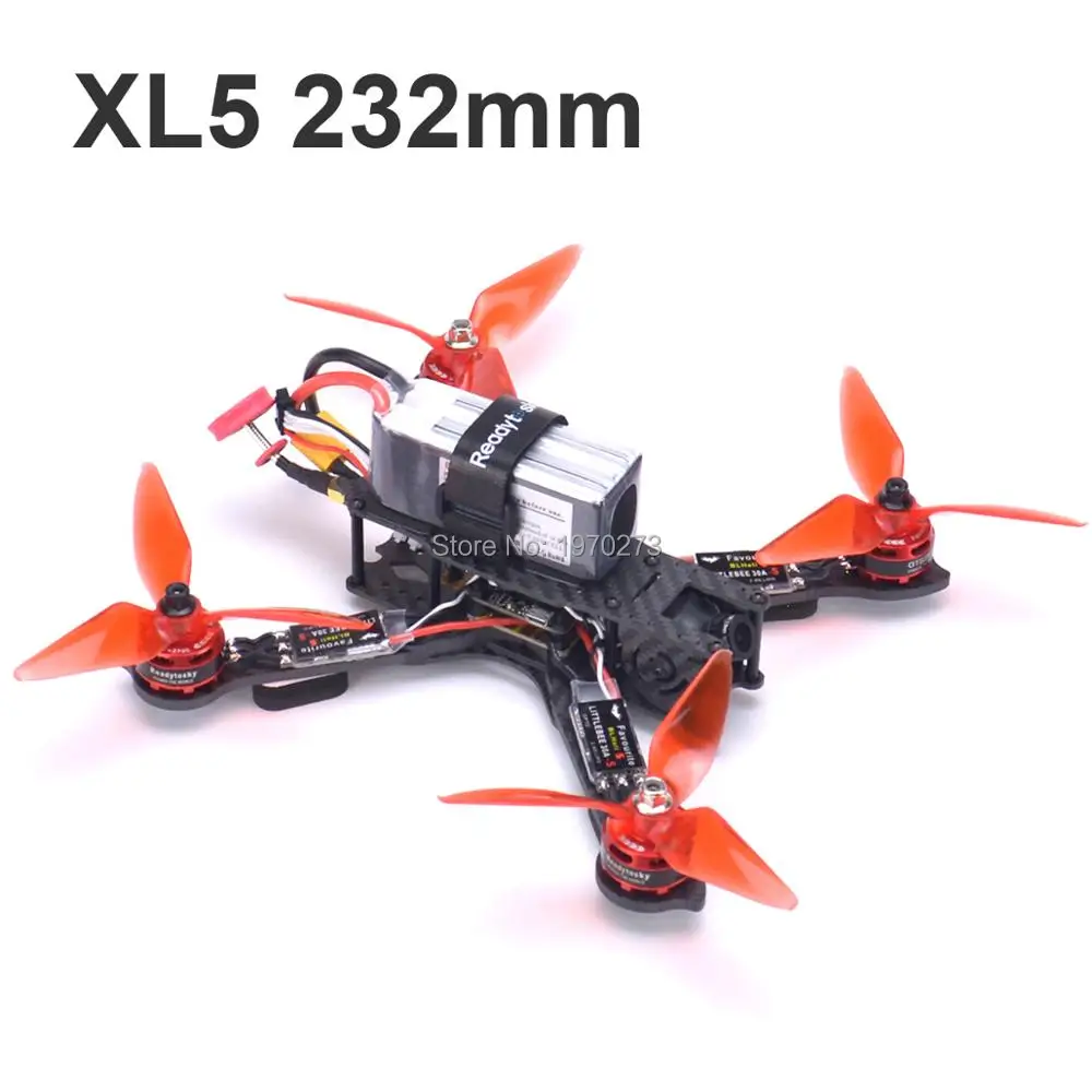 

True X XL5 V2 232mm Quadcopter Kit Naze32 Rev6 / F3 Flight controller GTS2305 2700kv motor Littlebee BLHeli-s 30A Pagoda antenna